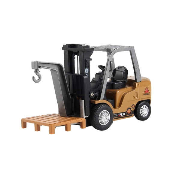 Remote Control Construction Vehicle, RC Forklift Loader, Mini Engineering Truck, Wireless Lifting Crane, Simulation Model, 2.4GHz Controlled Toy, A
