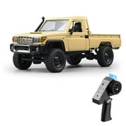 Remote Control Crawler, 1:12 Scale Remote Control Pickup for Kids Adults 2.4Ghz Rechargeable Remote Control Rock Crawler Car Toy with Controllable Headlights