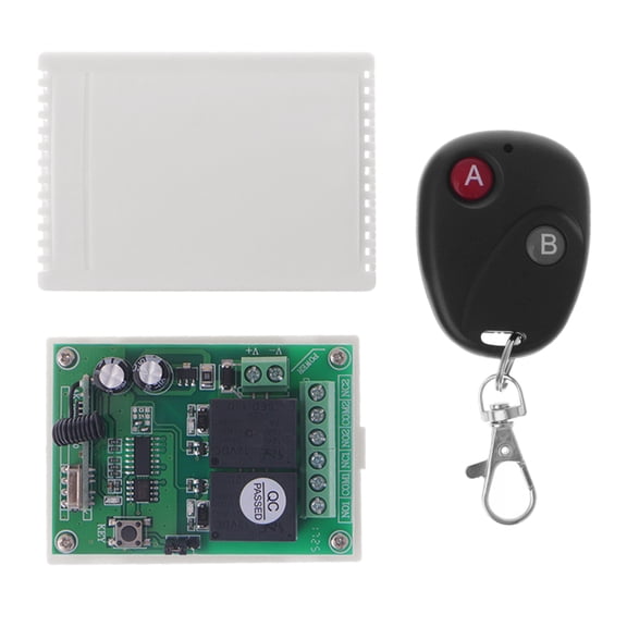 Remote Control DC12V 2CH Remote 433Mhz Receiver and Transmitter for LED Light Motor Gate