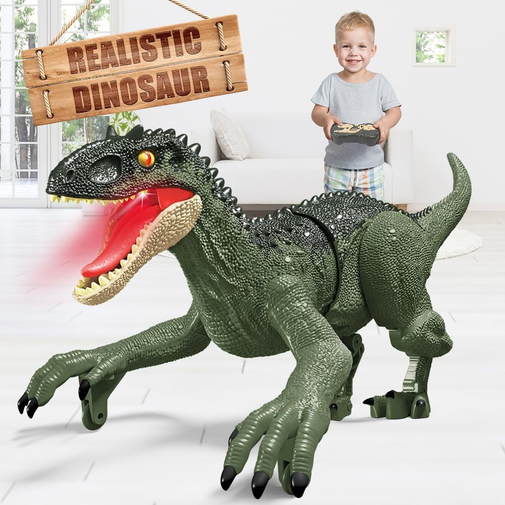 Remote Control Dinosaur for Boys 3 4 5 7 812,2.4Ghz Realistic Remote