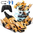 thumbnail image 1 of Remote Control Cars, Dinosaur Transform RC Cars, 2.4Ghz Remote Control Car with Light & 360 °Rotation One Button Deformation, Dinosaur Transforming Toys, RC Car for 3-6 7-9 Year Old Boys Girls, 1 of 9