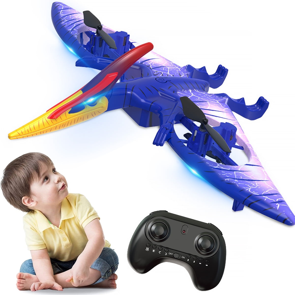 Remote Control Dinosaur Toy Kids Electric Flying Pterodactyl Toy Kids 2