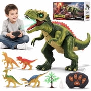 Remote Control Dinosaur Toy for Kids Boys, Big T-Rex Dinosaur Toy with Light and Realistic Roaring Sound, Walking Dinosaur Toy for Toddlers 3+ Years