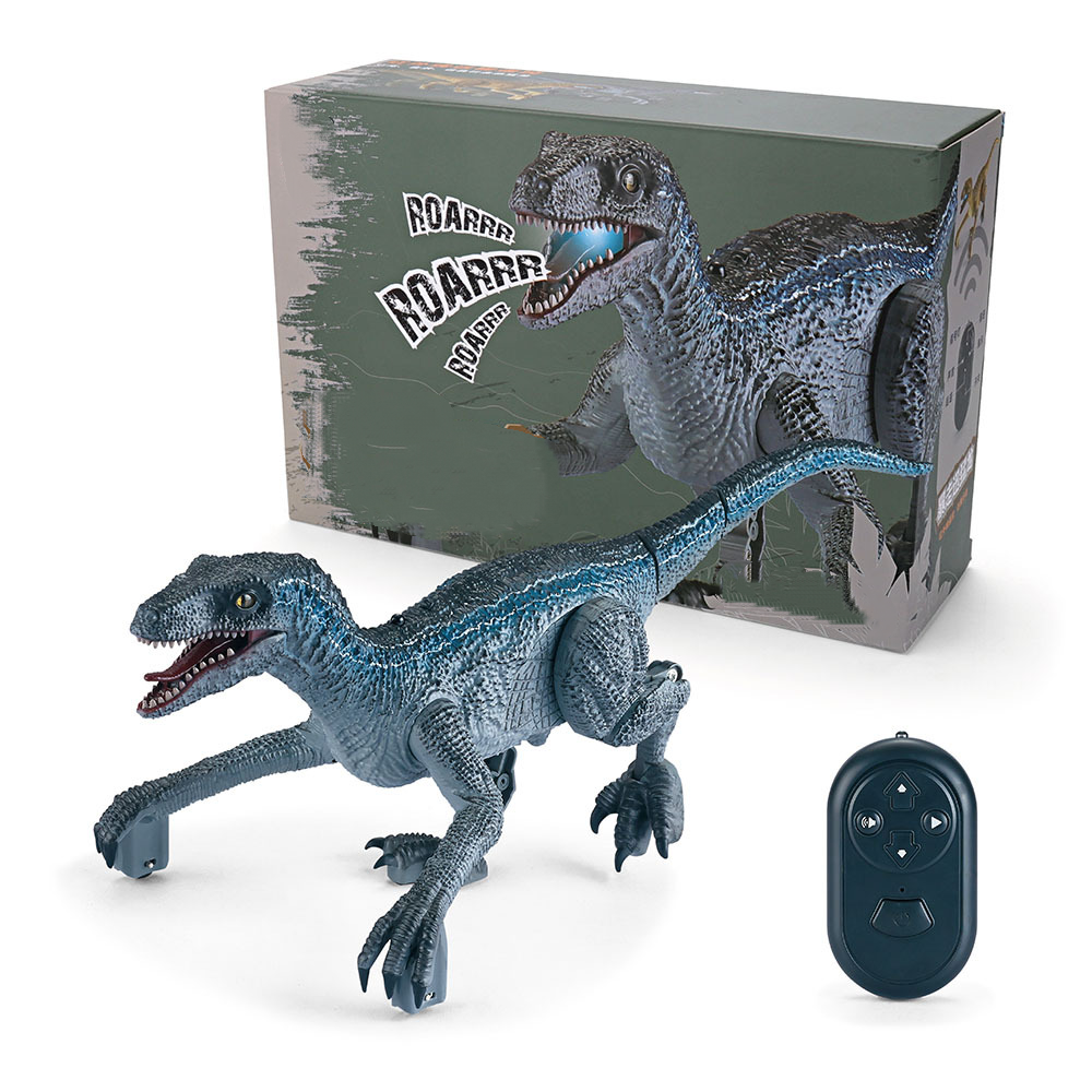 Remote Control Dinosaur Toys,Electric RC Spinosaurus w/Light Tracing