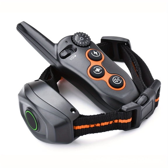 Remote Control Dog Training Stop Barker Dog Collar 23622.05inch Training Rechargeable Waterproof Dog Trainer