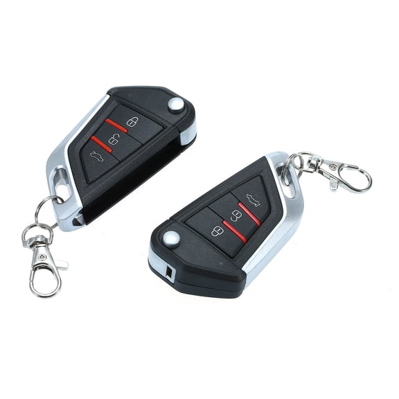 Remote Control Door Lock Universal Car Alarm System Auto Remote Central Kit Central Locking with LCD Display Remote 100m Range for Any Cars Trunk Release Rising Power Window Door Lock Kit