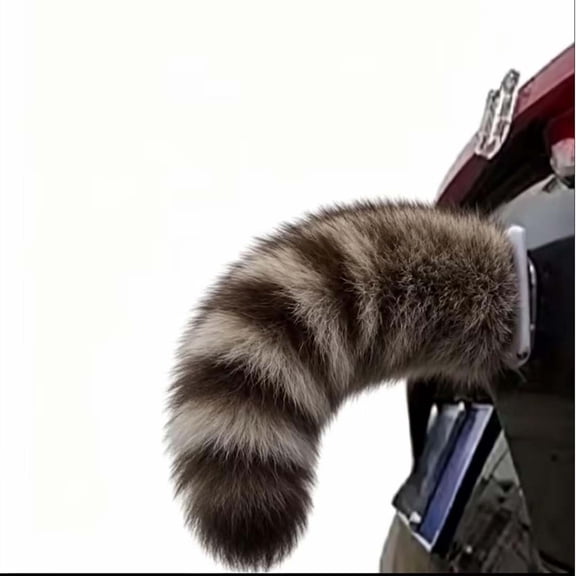 Remote Control Electric Car Tail, Adorable Cat Tail for Car, Rechargeable Plush Animal Moving Tail, USB Rechargeable, Fluffy Wagging Action, Universal Fit for Auto Trunk Bumper Decoration