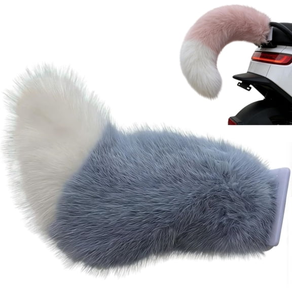 Remote Control Electric Car Tail, Cute Fuzzy Tail Car Decoration, Rechargeable Plush Moving Tail, Fluffy Electric Car Tail, Auto Trunk Charm Stuff Aesthetics, for Auto Trunk Bumper