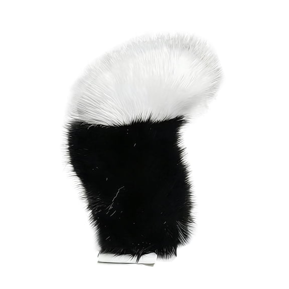 Remote Control Electric Car Tail, Cute Fuzzy Wagging Moving Tail for Car Exterior Decoration, Handmade Rechargeable Auto Trunk Charm, Cosplay Accessory