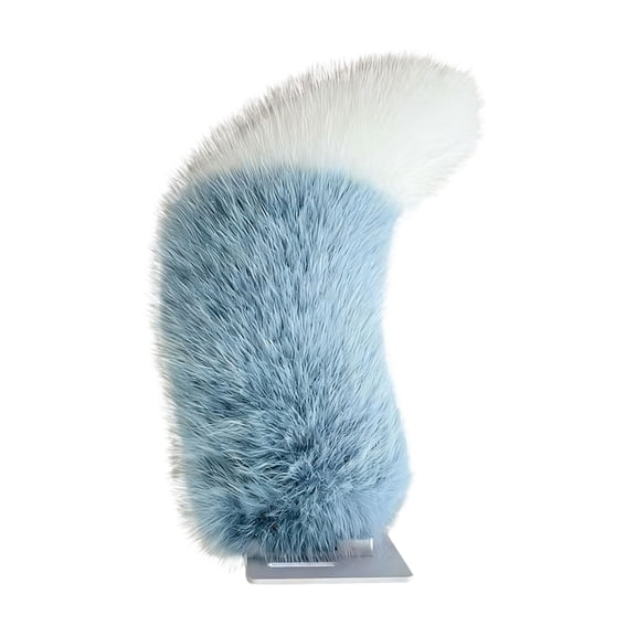 Remote Control Electric Car Tail, Cute Fuzzy Wagging Moving Tail for Car Exterior Decoration, Handmade Rechargeable Auto Trunk Charm, Cosplay Accessory