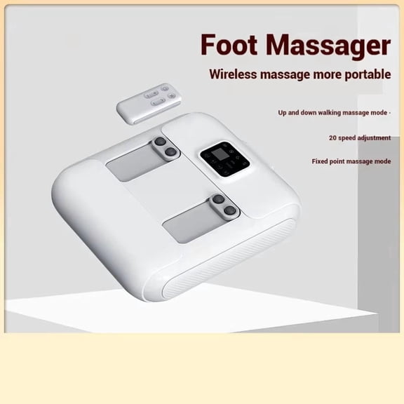 Remote Control Electric Foot Massager | Shiatsu Kneading Tapping Foot Massager Acupoint Stimulation Foot Spa Massager Machine