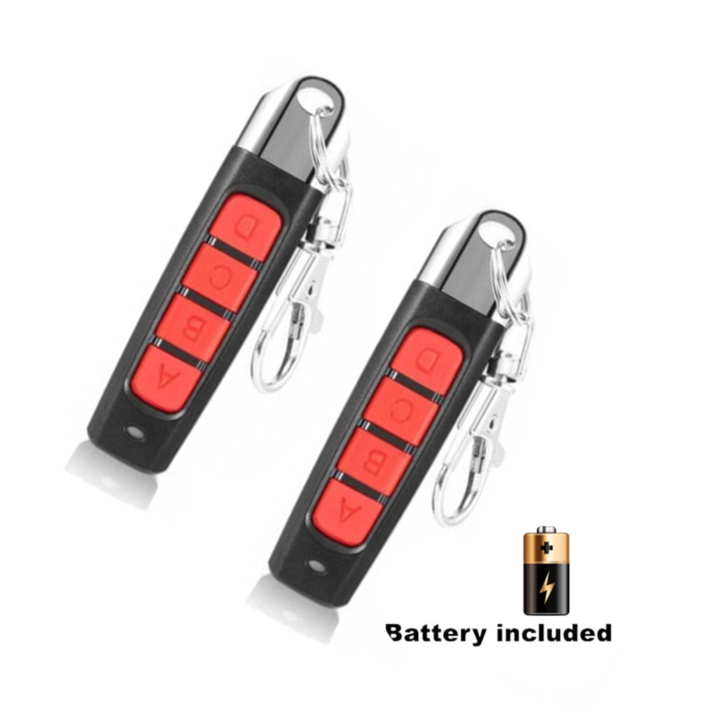 Remote Control Electric Garage Gate Telescopic Door Opener Remote Control Duplicator Key, Red