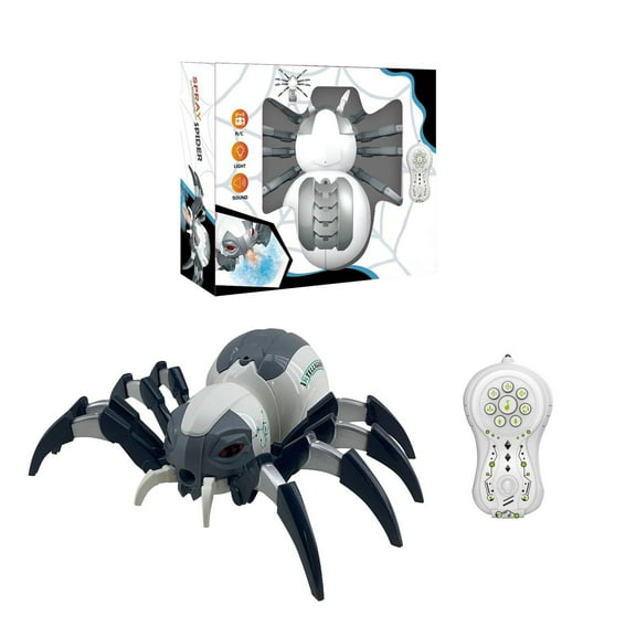 Remote Control Electric Toy, Mechanical spider Spray Music Children'S Intelligent Toy Boy Gift