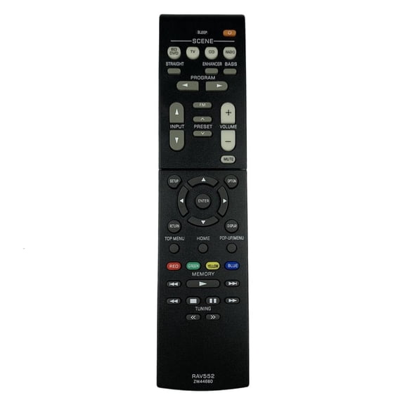 Remote Control Ergonomic Design and Wide Compatibility for RAV552 Multiple Home Electronics Devices