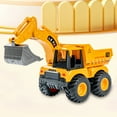 thumbnail image 1 of Remote Control Excavator Toy Channel RC Construction Vehicles with Metal Shovel Truck Toys for Kids, Rotation with Lights and Sound - 1/20 Scale Tractor Digger for Boys 6 +, 1 of 5