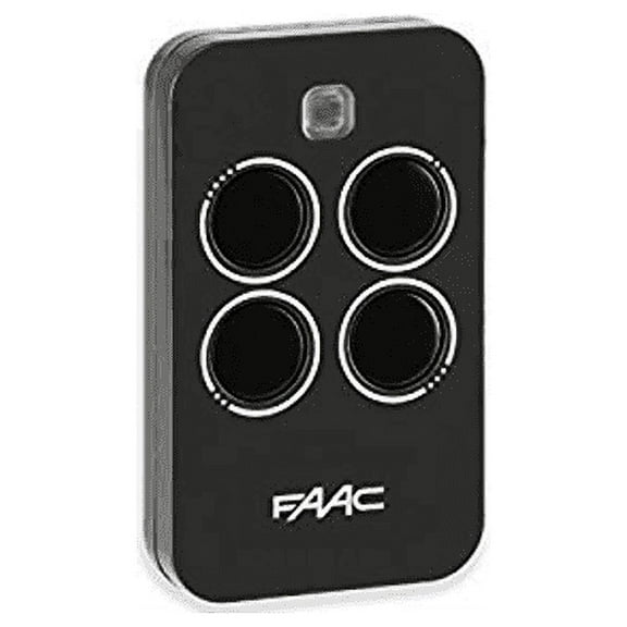 Remote Control FAAC XT4 433MHz RC Black 4 Channel Transmitters Garage Door Opener Range up to 100 m