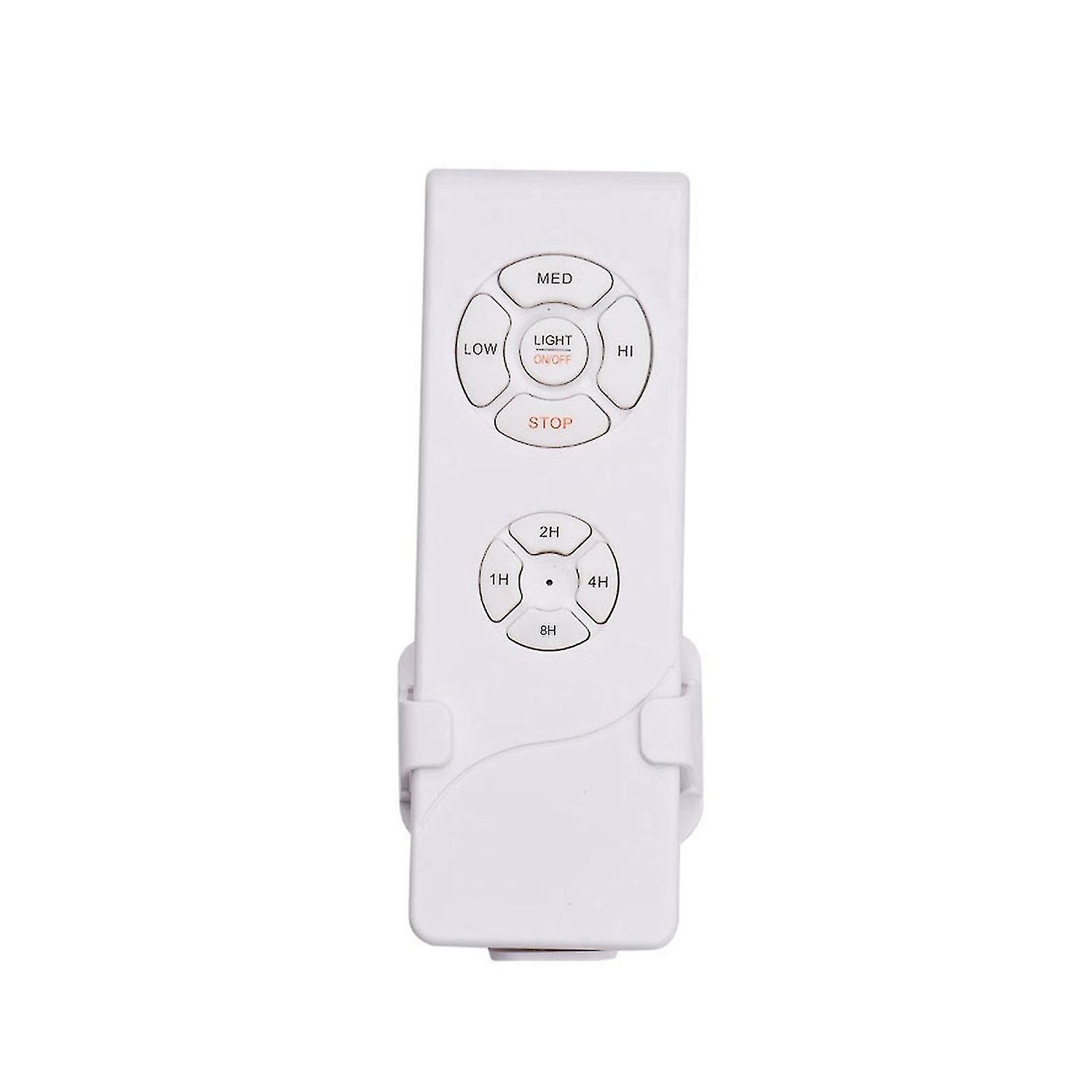 Remote Control Fan Light On/Off Fan Speed Control 1/2/4 Hour Timer