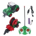 Remote Control Farm Tractor Toy Rechargeable 4 Channel Drive Long