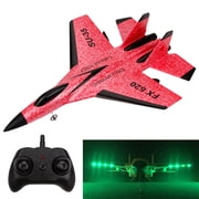 Remote Control Fighter Jet, Glider Model With LED Light Strips, Fixed-Wing RC Aircraft, High-Speed Foam Flight Model, Advanced Aerodynamic Glider