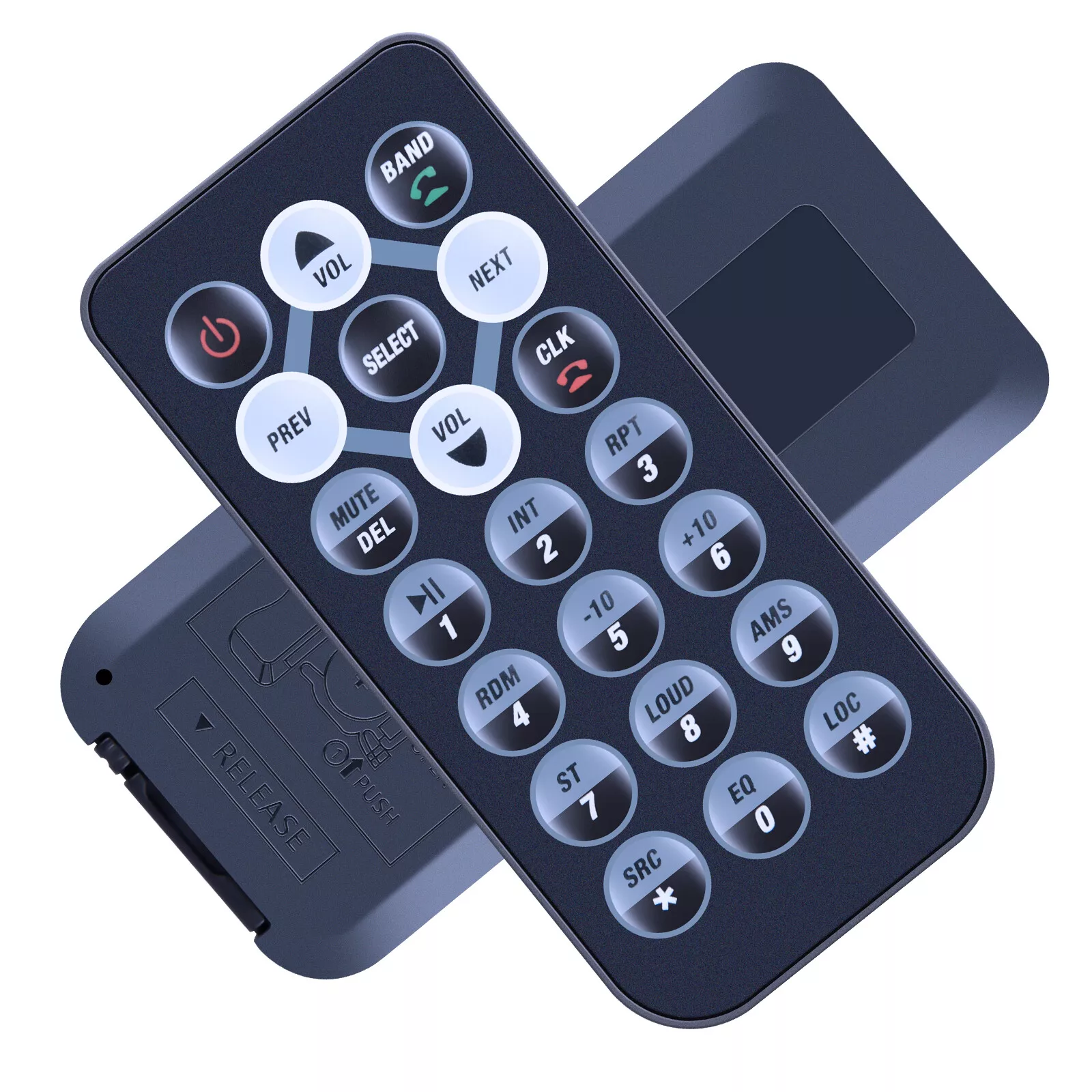 Remote Control For BOS 560BRGB 750BRGB MR500UAB 820BRGB 632UAB 609UAB Double Din Bluetooth Marine Audio Car Stereo Receiver