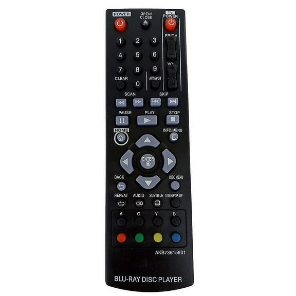 Remote Control For Lg Blu-ray Dvd Disc Player