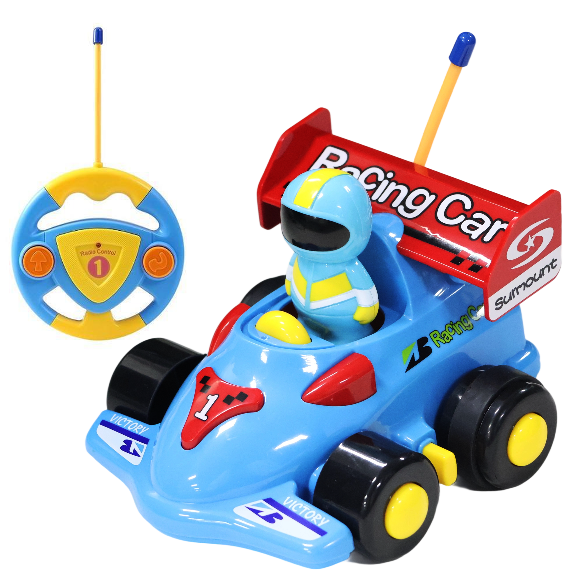 FRESHE Rc Car, Remote Control Formula Racing Car, Cartoon RC Cars with ...