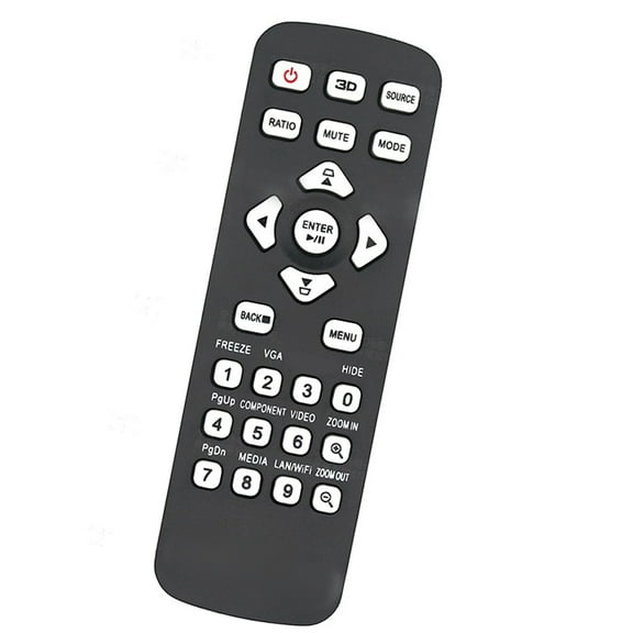 Remote Control Full Functionality Reature Sensitive Button Compatible for X128H DX112 D606DI X128H Projector Black