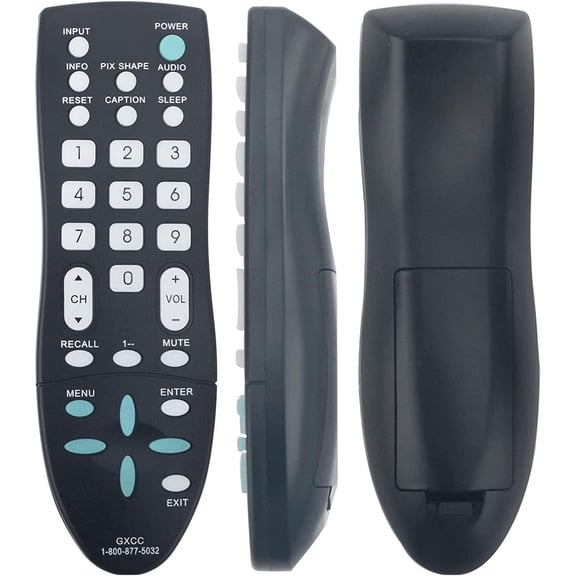 Remote Control GXCC for Sanyo LCD TV Compatible with DP50710 DP50741 DP50842 DP50843 DP55D33 DP58D33