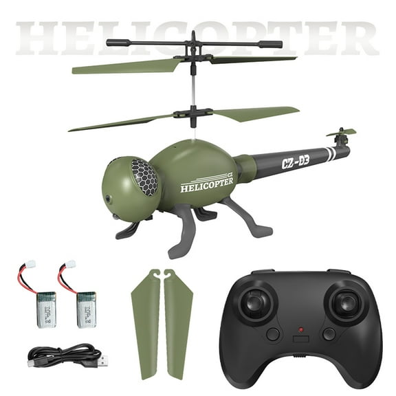 Remote Control Helicopter,3.5 Channel RC Helicopters,Micro Mechanical Warjet with Gyro Children's Drone Toys for Kid and Adults Birthday Gift,2 Batteries