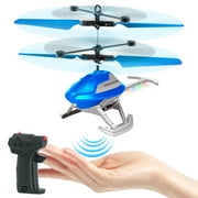 Remote Control Helicopter Hand-Controlled Mini DroneCosmic Drone RC UFO LED Flying Toys for Kids with 3.5 Channel RC Helicopters, Controller