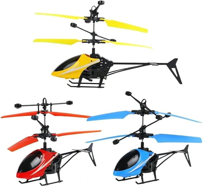 Remote Control Helicopter  Mini RC Aircraft (Red) with Durable Propellers