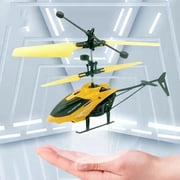 Remote Control Helicopter   Mini RC Aircraft Yellow with Stable Flight Design
