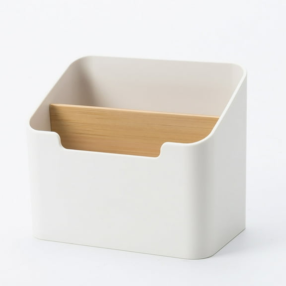 Remote Control Holder, Desk TV Remote Control Office Supplies Cosmetic Holder Caddy Organizer Boxes Tray for Vanity Office Bathroom Countertop Home