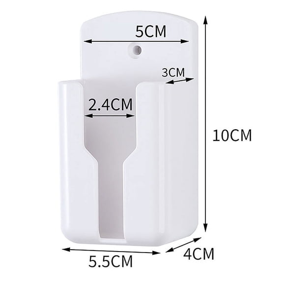 Remote Control Holder Wall Mounted Storage Box Cosmetic Bathroom Rack Shelf Adhesive Storage Home Mobile Phone Plug Case