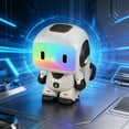 thumbnail image 1 of Remote Control Intelligent Programming Robot Toy,Electronic Pet with Touch Sensor,Light-Changing Interactive Music,Educational Coding Robot for Kids, Learning Gift,USB Rechargeable, 1 of 7