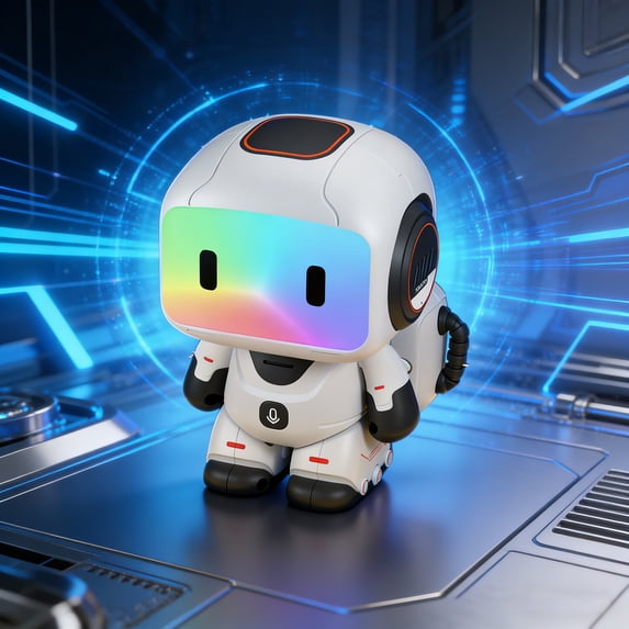Remote Control Intelligent Programming Robot Toy,Electronic Pet with Touch Sensor,Light-Changing Interactive Music,Educational Coding Robot for Kids, Learning Gift,USB Rechargeable