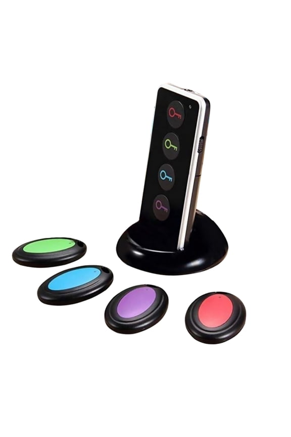 Remote Control Key Finder 15-30m Working Range, Loud Sound Volume 4 Receivers and Key Rings for Home and Travel GUYUTING Spare Part