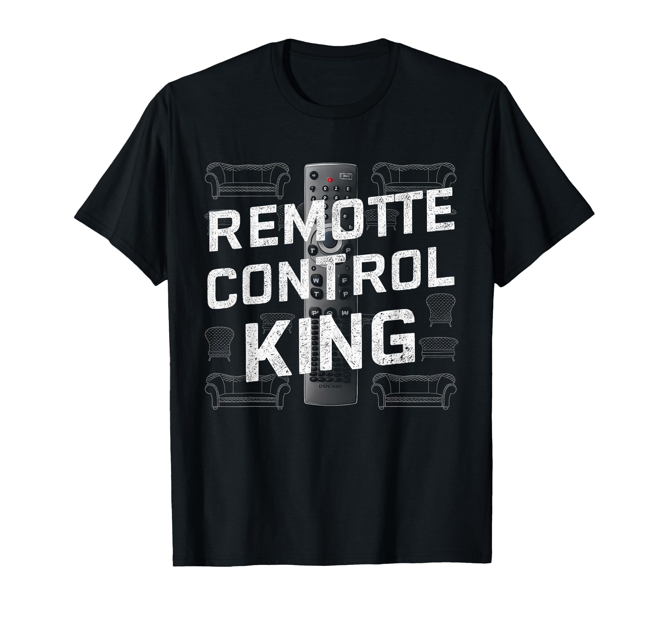 Remote Control King Dad's Reign Over the TV and Couch TShirt