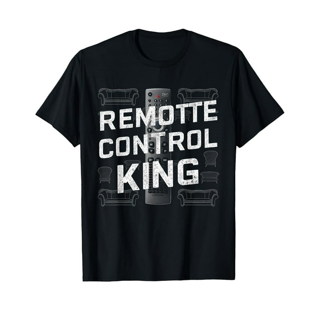 Remote Control King Dad's Reign Over the TV and Couch TShirt