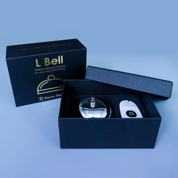 Remote Control L Bell Mentalism Magic Trick Spirit Bell Card Prediction Close Up Interactive Illusion Gimmick Props Magician Fun