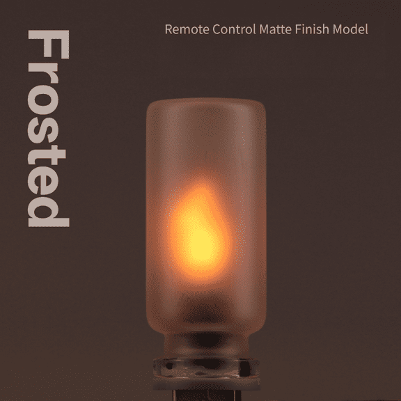 Remote Control LED Flame Flickering Candle Light - USB-Powered Mood Lighting for Car, Bedroom, Party Decor & Holiday Gifts (Christmas/New Year)