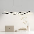 thumbnail image 1 of Modern Dimmable LED Chandelier with Remote Control - Crystal Pendant Light for Dining Room, 1 of 9
