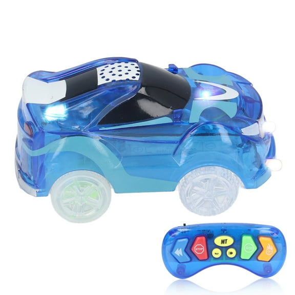 Remote Control Light,Up Cars For Racing Tracks, 3AAA Batteries, Fun With Sounds Flashing LEDs