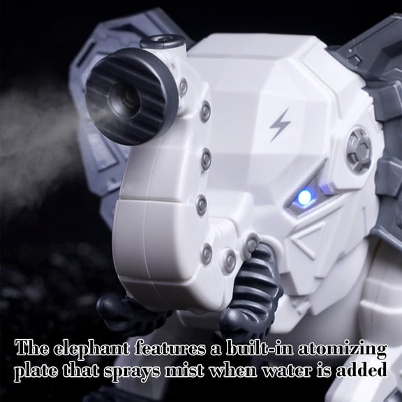 Remote Control Mechanical Spray Elephant Toy, 2.4G Wireless Electric Animal with Dancing and Water Spray, Multi-Mode Intelligent Kids Toy, Simulation Action for Boys and Girls