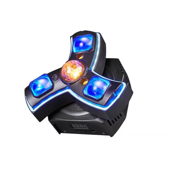Remote Control Mini 50W LED Moving Head Stage Light, 310W RGBW LED Beam Rotating Ball Strobe Wash Effect Fixture DJ Lighting for Party Event Show