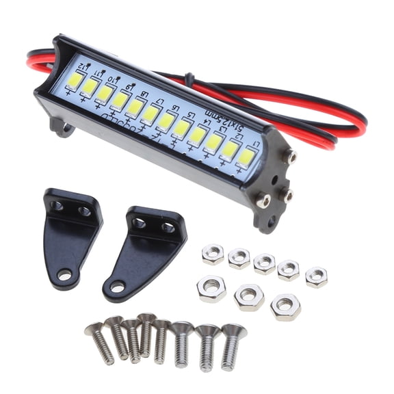 Remote Control Model LED Lighting Bar Additional Part for 1:10 RC Rock Crawler