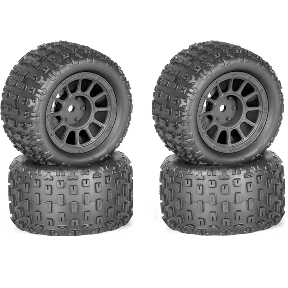 Remote Control Model Rubber Car Supplies Beadlock Wheel Mud Terrain Tires Set Wheel Tires Detachable Fine Car Parts