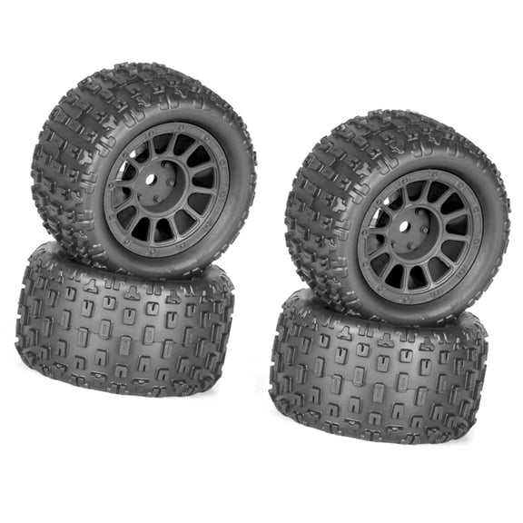 Remote Control Model Rubber Car Supplies Beadlock Wheel Mud Terrain Tires Set