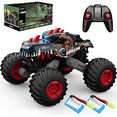 thumbnail image 1 of Remote Control Monster Truck Toys for Boys 3-6 Years RC Dinosaur Cars 1:16 Off Road 20+MPH 4WD Car Birthday Christmas Gifts, 1 of 7