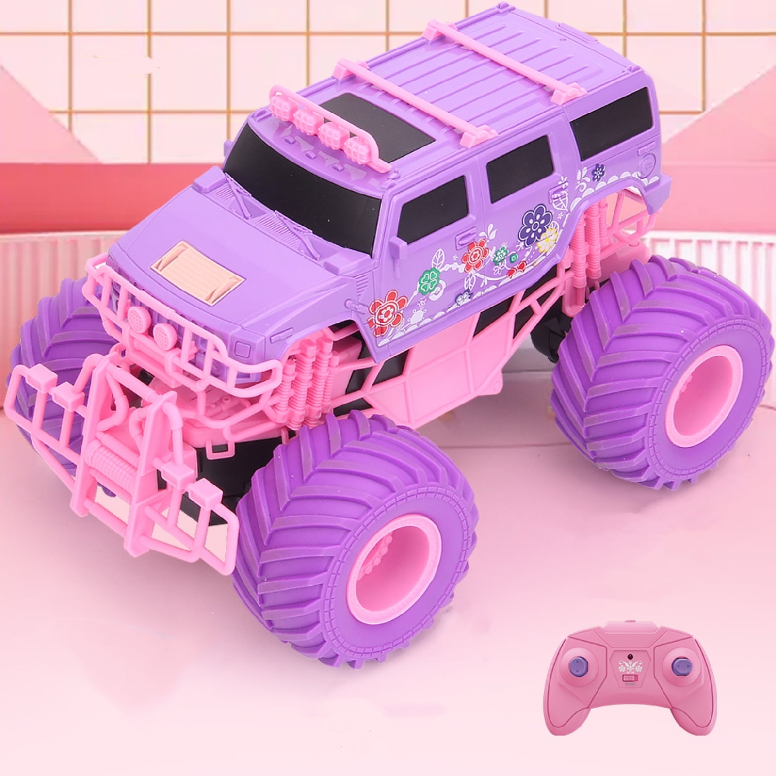 Pink monster best sale truck toy